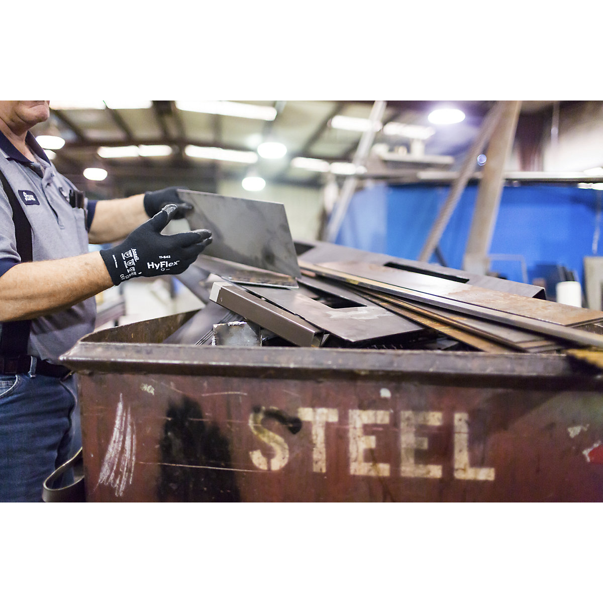 HyFlex® 11-542 work gloves – Ansell (Product illustration 5)-4