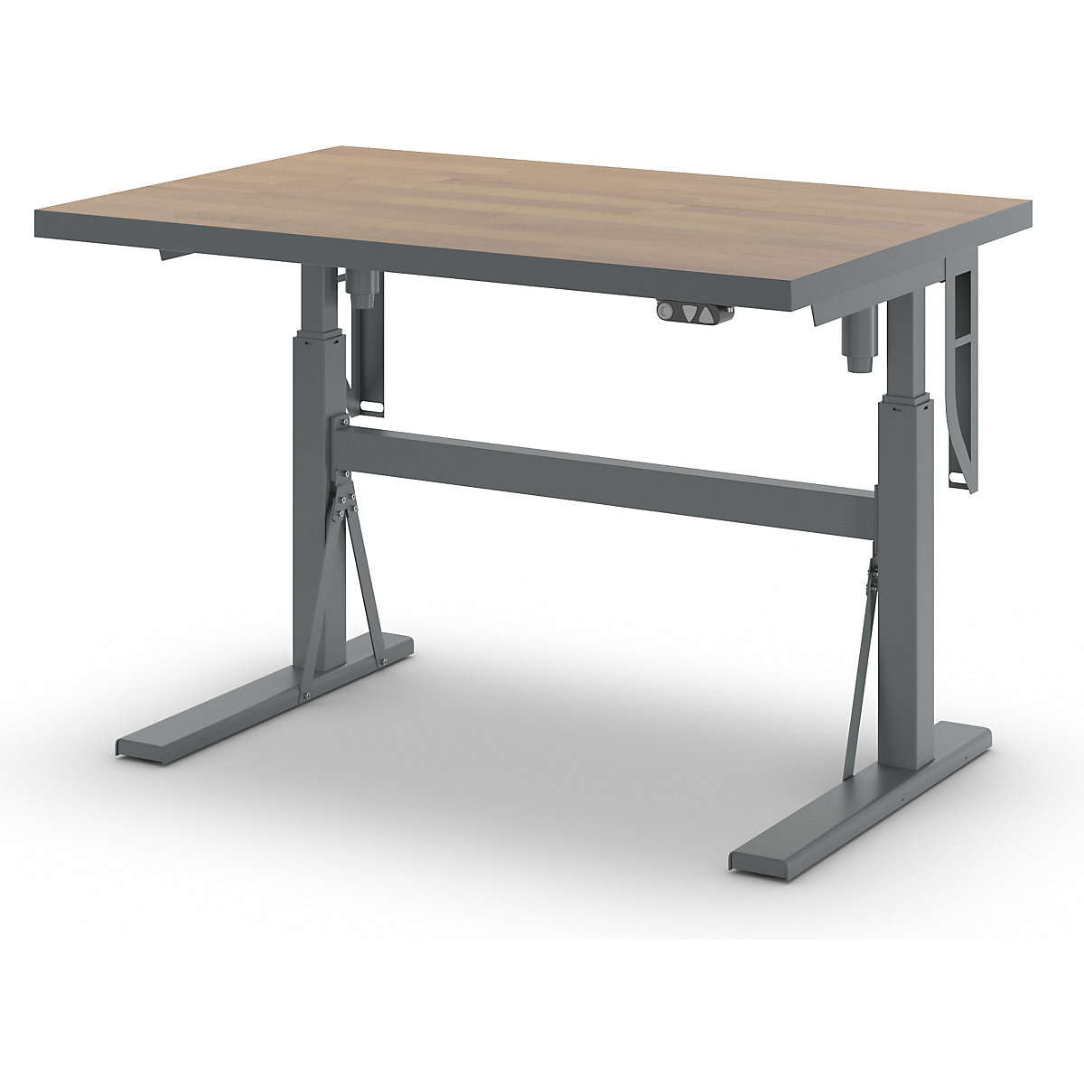 Work table, electrically height adjustable – load capacity 300 kg – eurokraft pro (Product illustration 9)-8