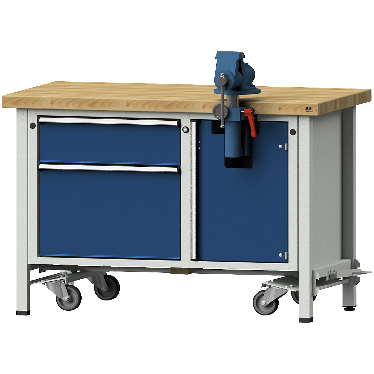 Compact workbench, mobile - ANKE