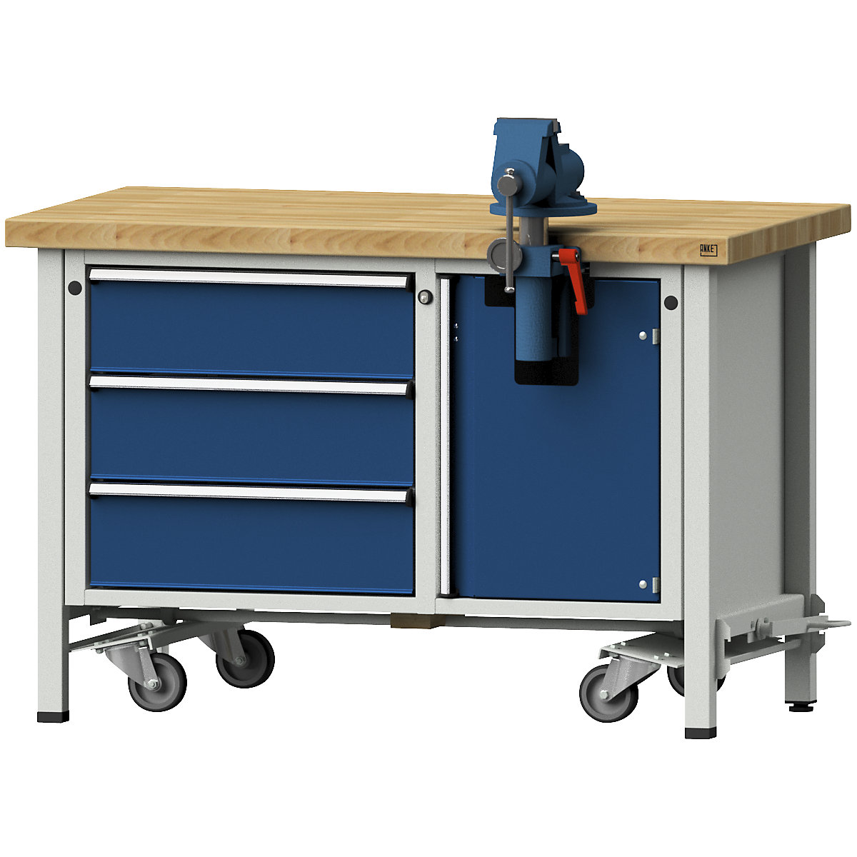 Compact workbench, mobile - ANKE