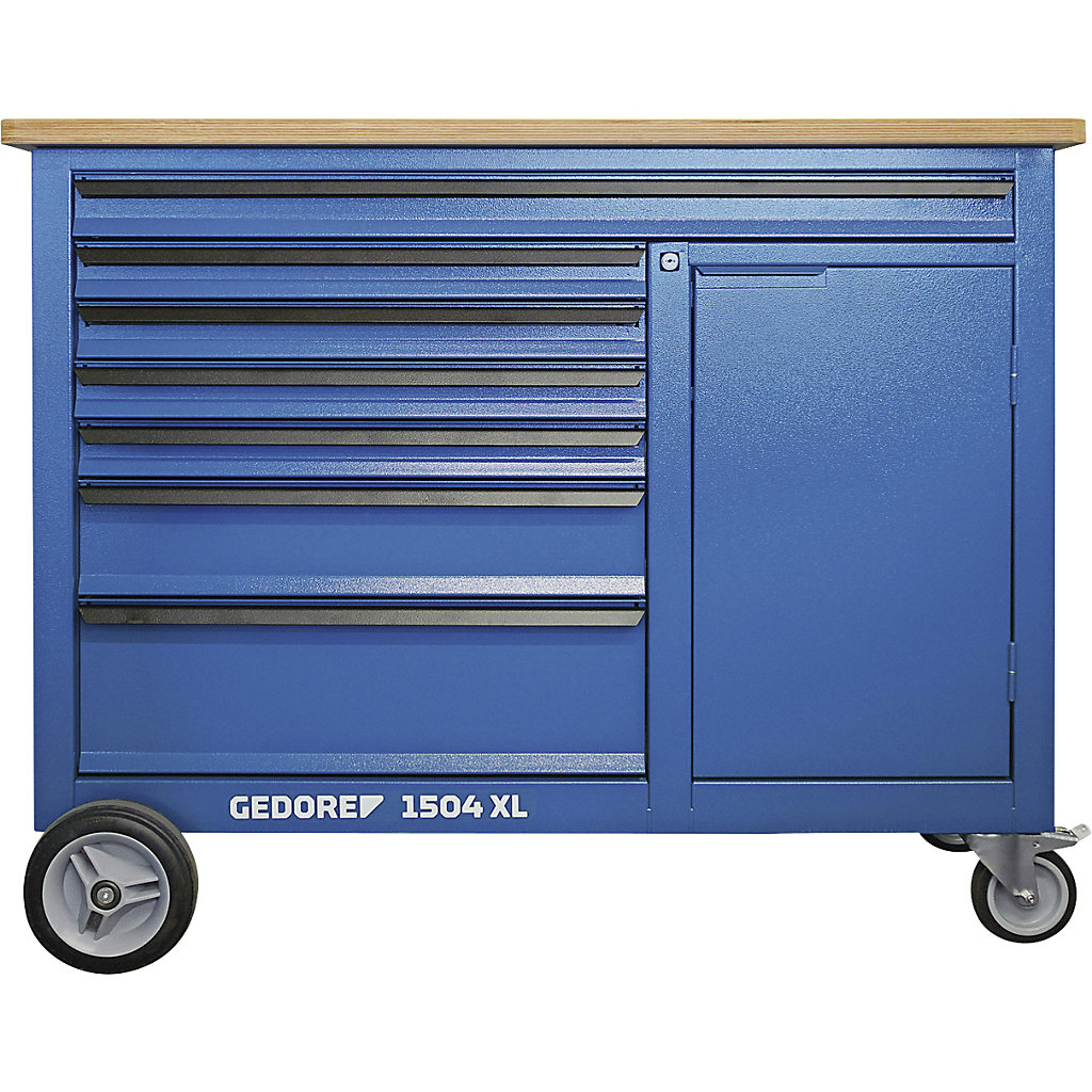 In1504 Mobile workbench 1504 XL – GEDORE: incl. 198 piece tool kit ...
