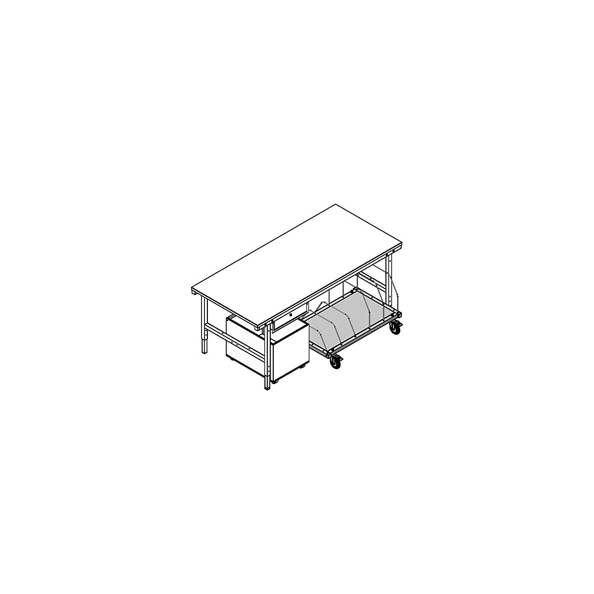Packaging shelf, mobile (Product illustration 2)-1