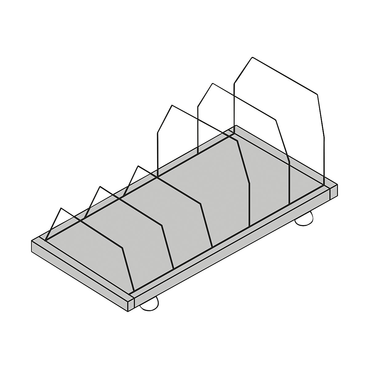 Packaging shelf, mobile