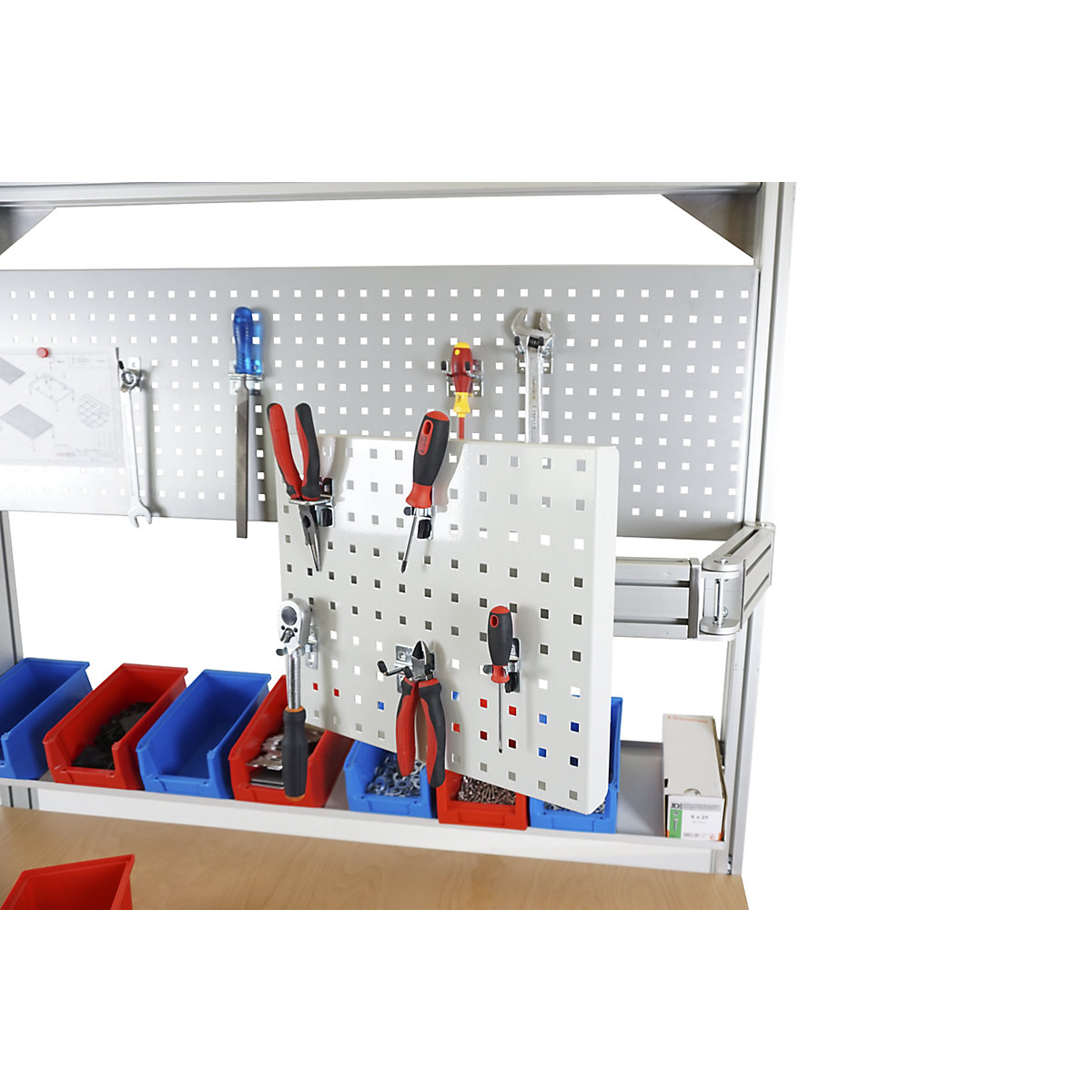 Swivel arm with perforated sheet metal - eurokraft pro