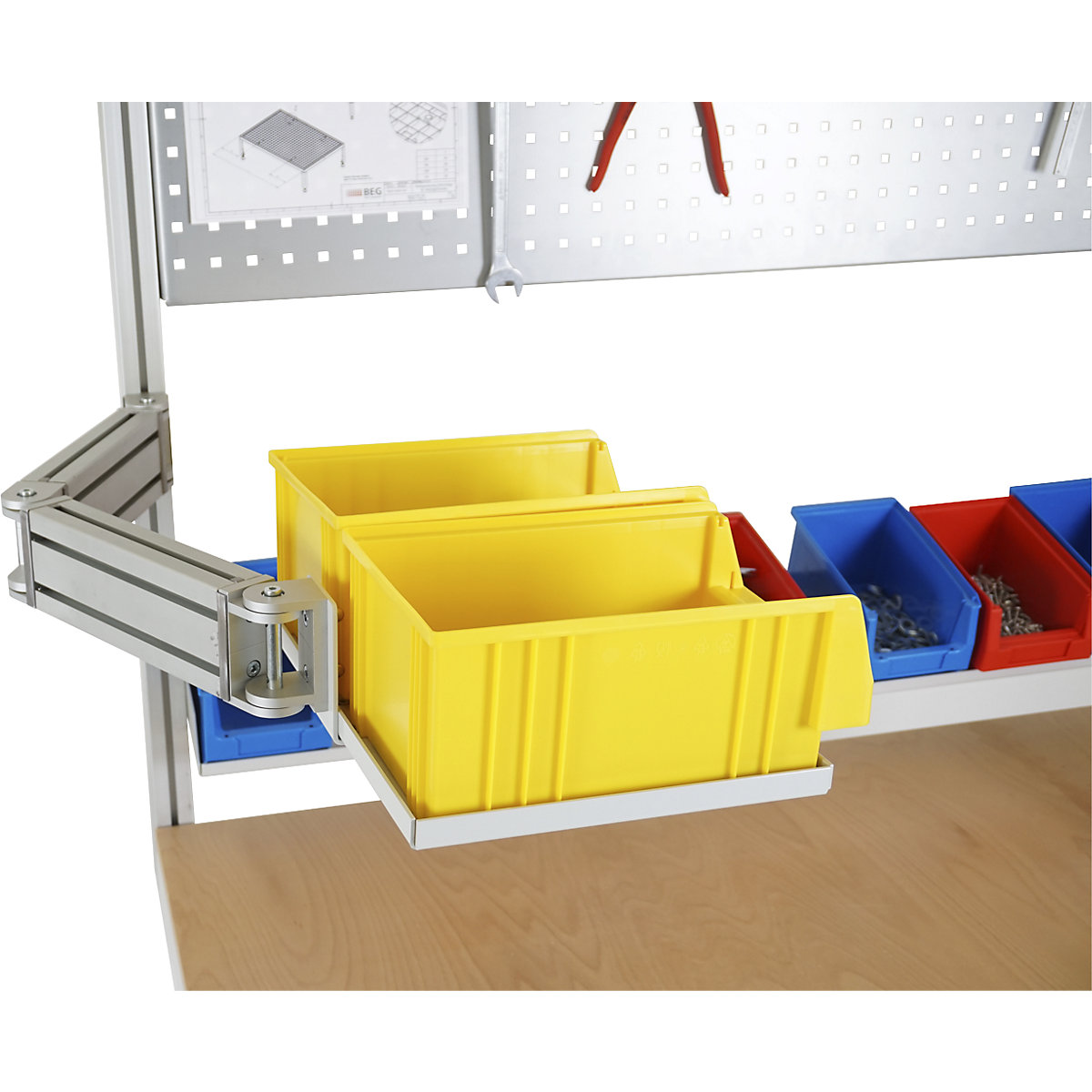 Swivel arm with shelf (Product illustration 2)-1