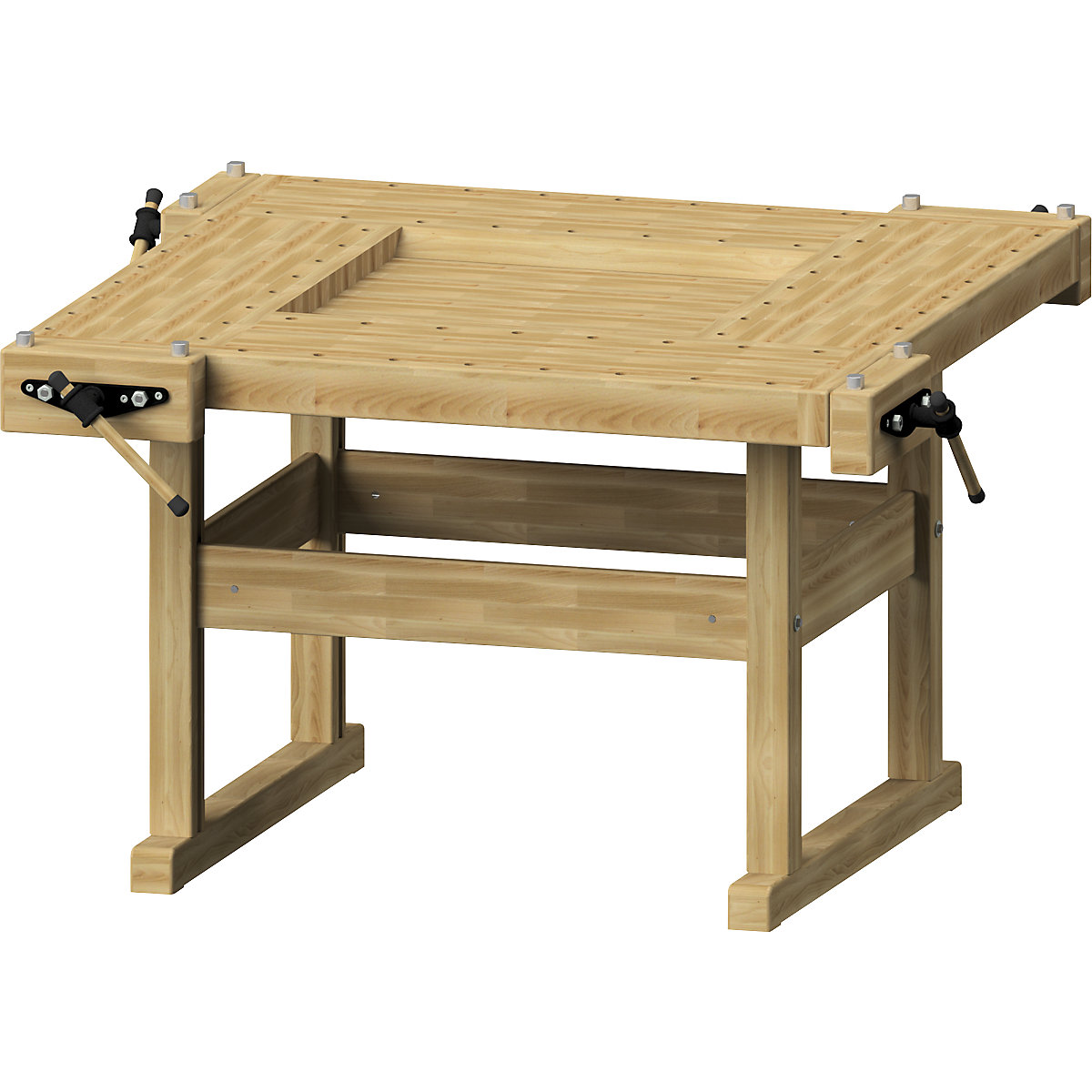 Planing bench with 4 workplaces - ANKE