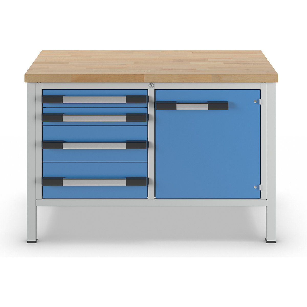Workbench, Series 8000 frame construction – eurokraft pro (Product illustration 4)-3