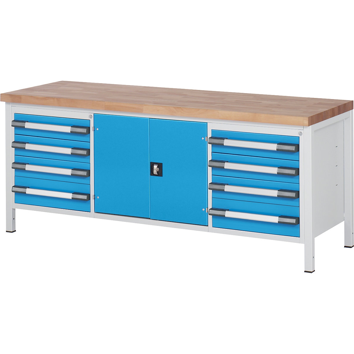 Workbench, Series 8000 frame construction - eurokraft pro
