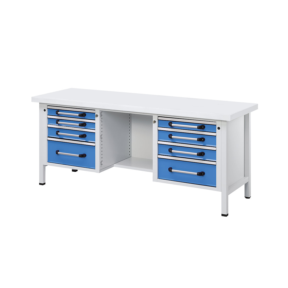 Workbench, frame construction – eurokraft pro (Product illustration 3)-2