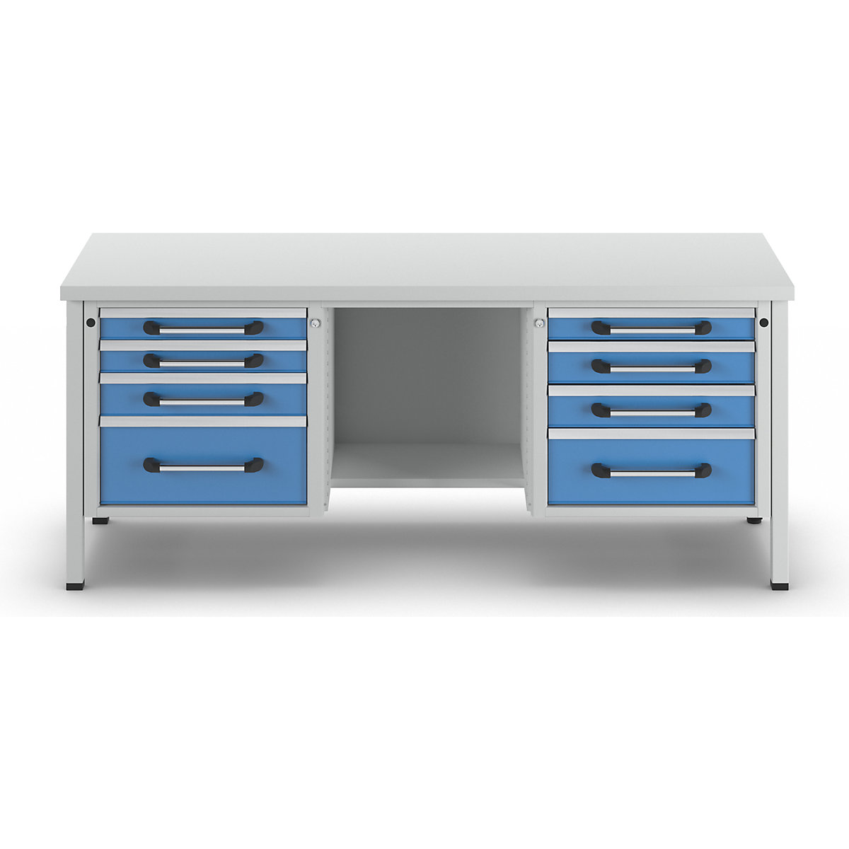 Workbench, frame construction – eurokraft pro (Product illustration 6)-5