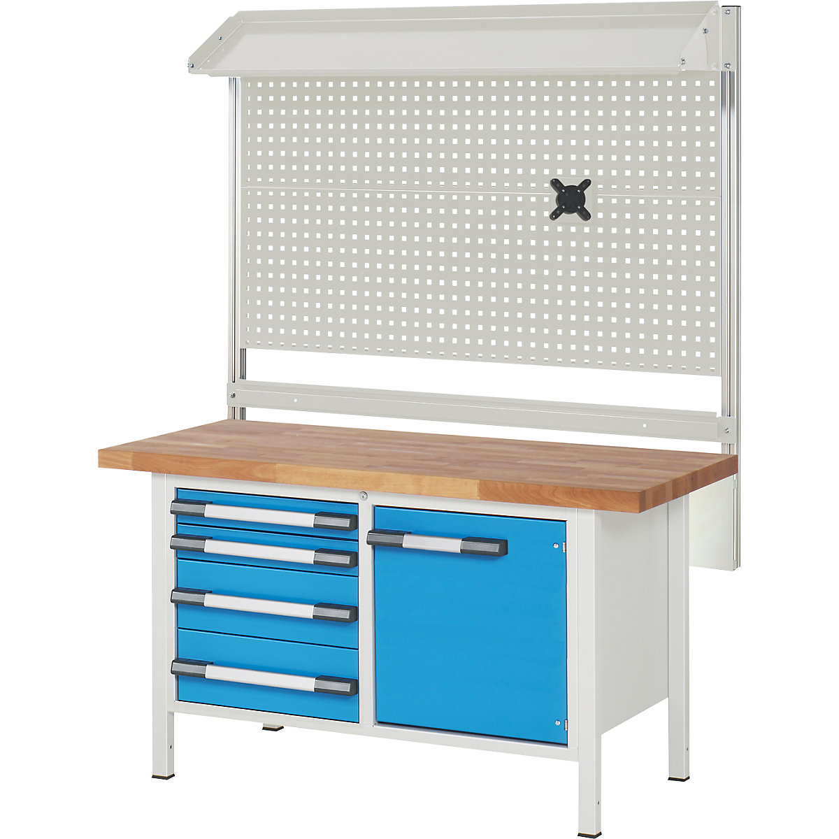 Workbench with Series 8000 modular system – eurokraft pro (Product illustration 4)-3