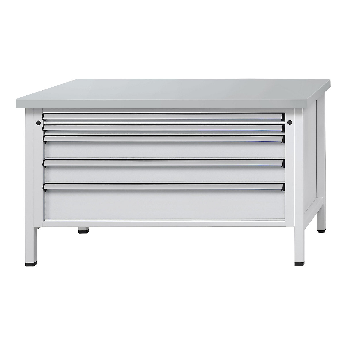 Workbench with XL/XXL drawers, frame construction - ANKE