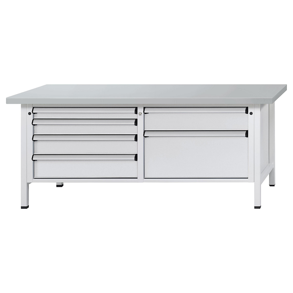 Workbench with XL/XXL drawers, frame construction - ANKE