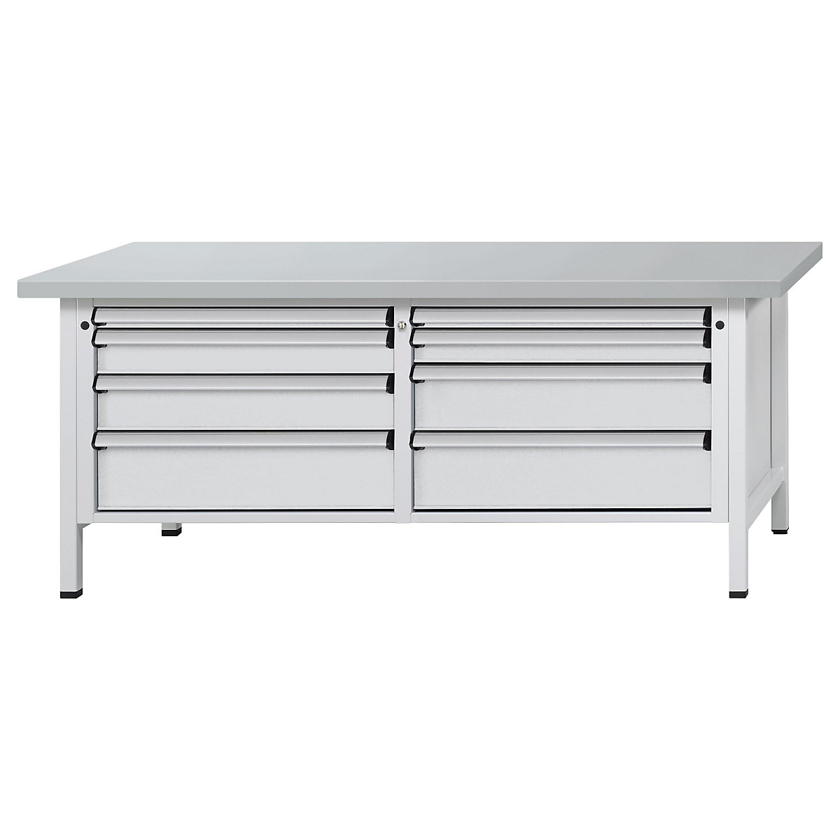 Workbench with XL/XXL drawers, frame construction - ANKE