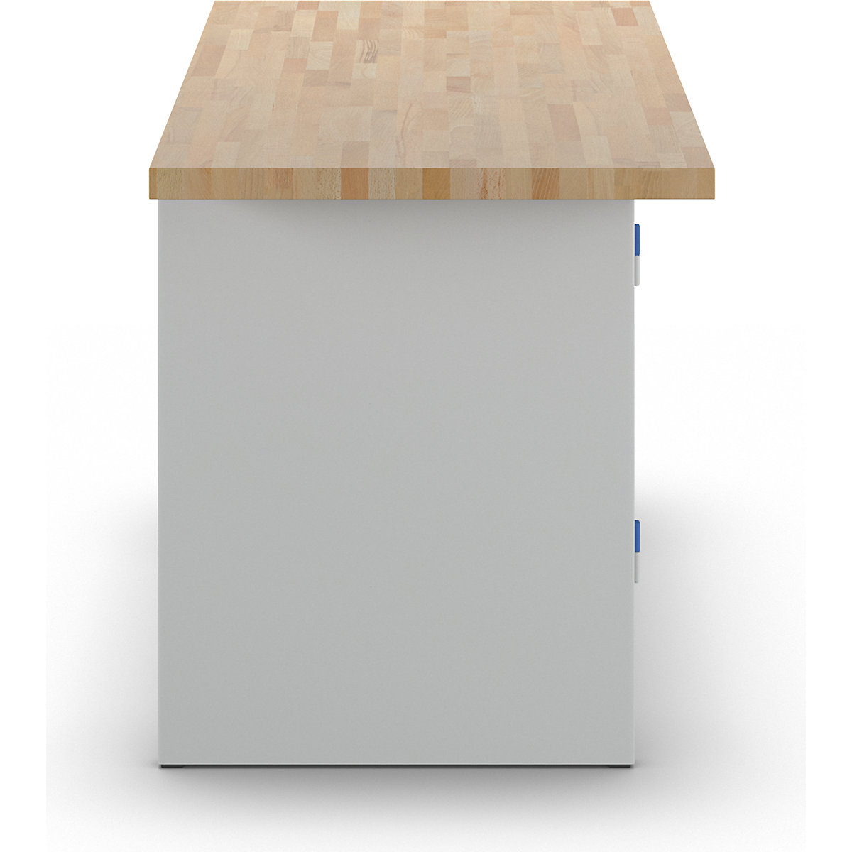 Workbench with closed sides – eurokraft basic (Product illustration 3)-2