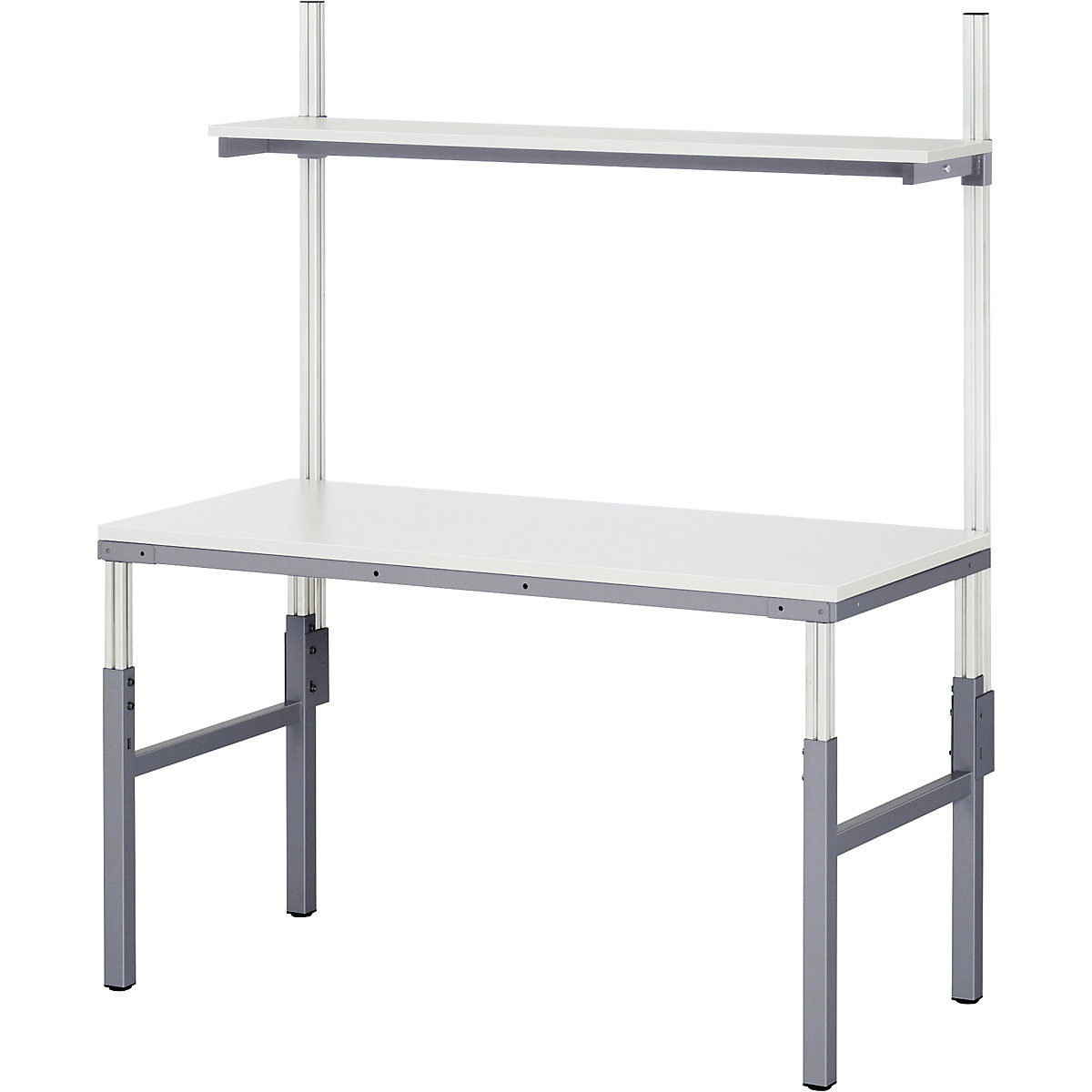 Workstation system, manual height adjustable from 650 – 1000 mm – RAU (Product illustration 3)-2