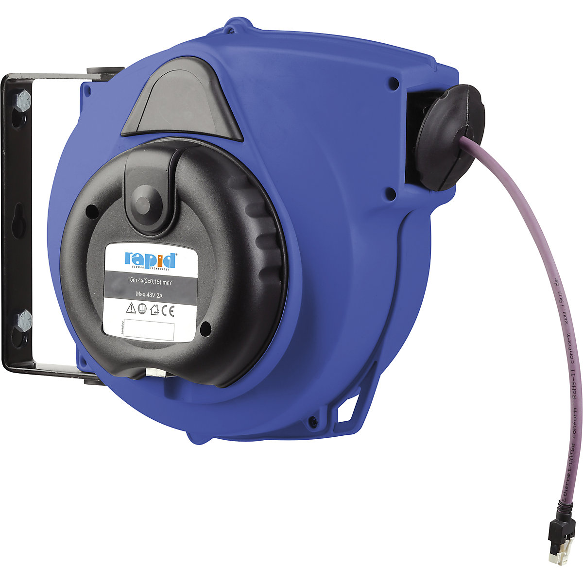 Automatic LAN cable reel