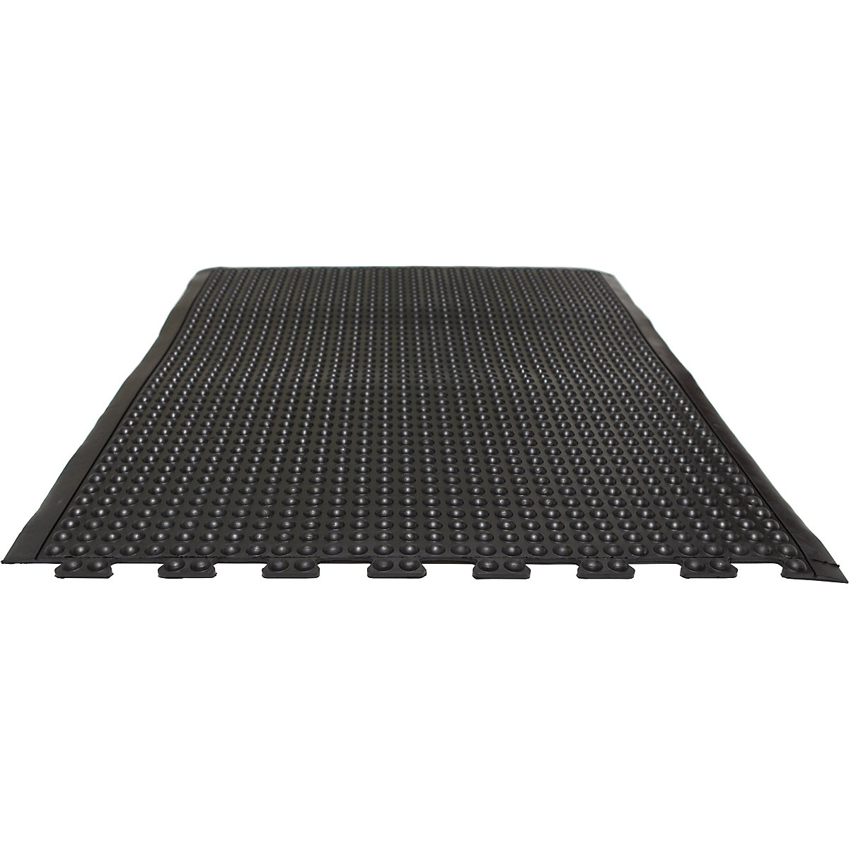 Anti-fatigue matting YOGA dome BASIC, black studded - Miltex