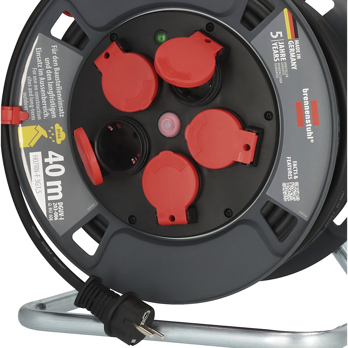 Professional cable drum 300 KU 4100 – Brennenstuhl (Product illustration 2)-1