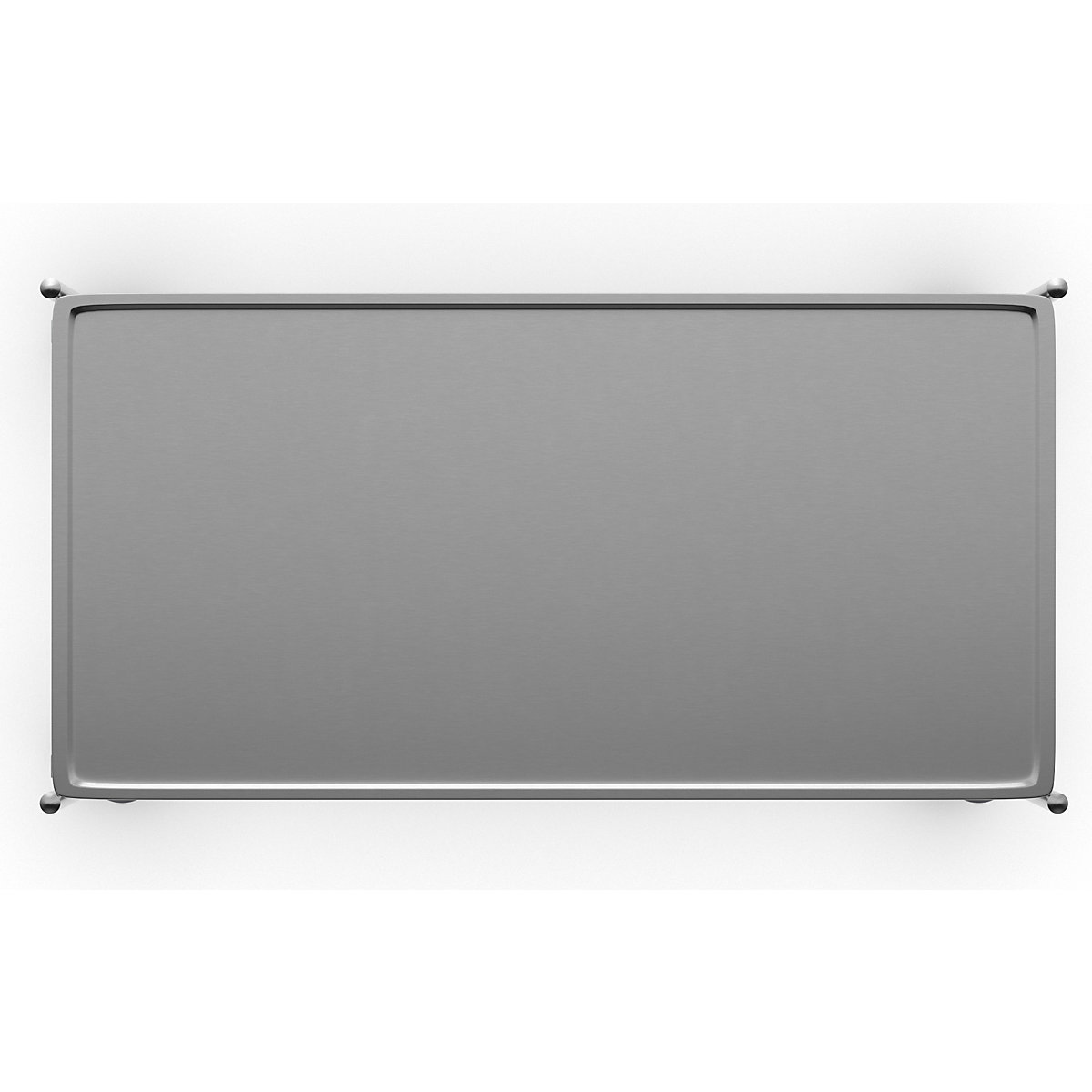 Stainless steel shelf truck, welded – Kongamek (Product illustration 6)-5