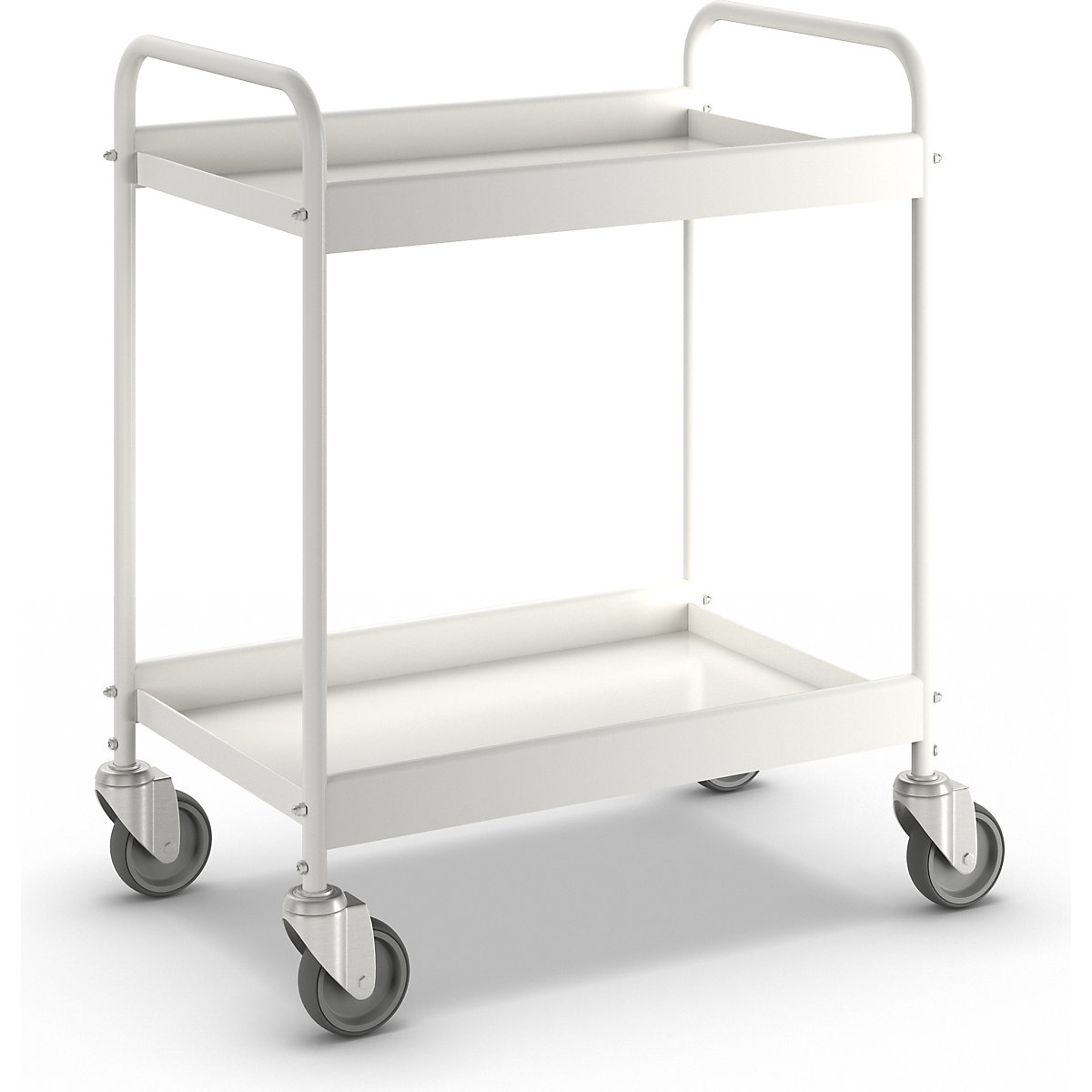 Table trolley, powder coated tubular steel