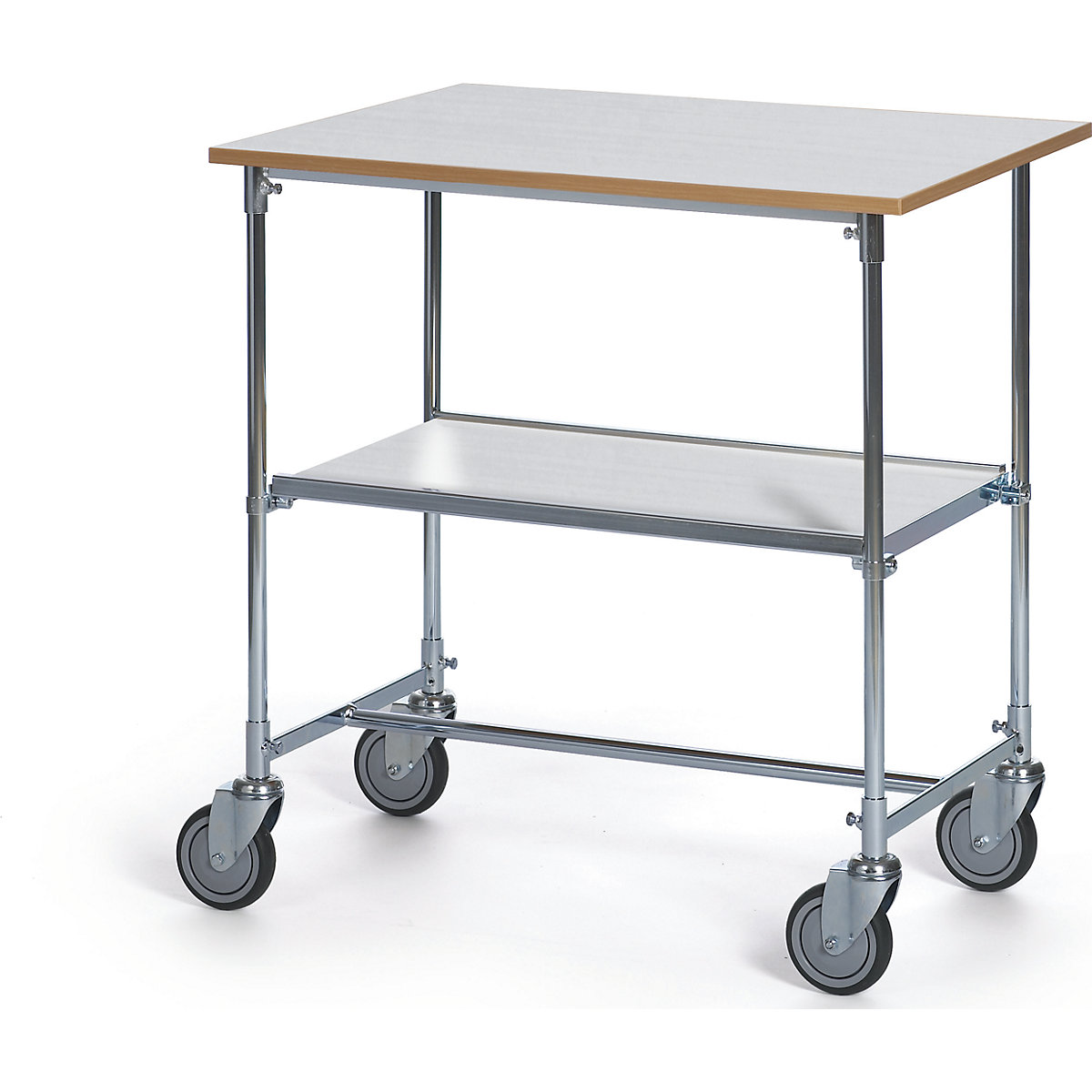 Table trolley, zinc plated - HelgeNyberg