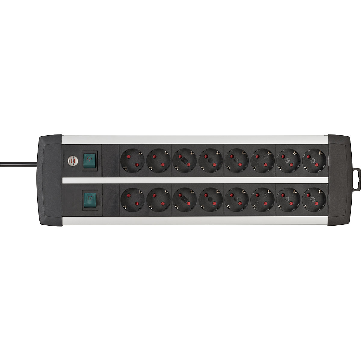Begrijpen Almachtig Plasticiteit Brennenstuhl – 16-way Premium-Alu-Line trailing socket: with 2 switches |  KAISER+KRAFT International