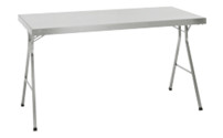 Stainless steel folding table