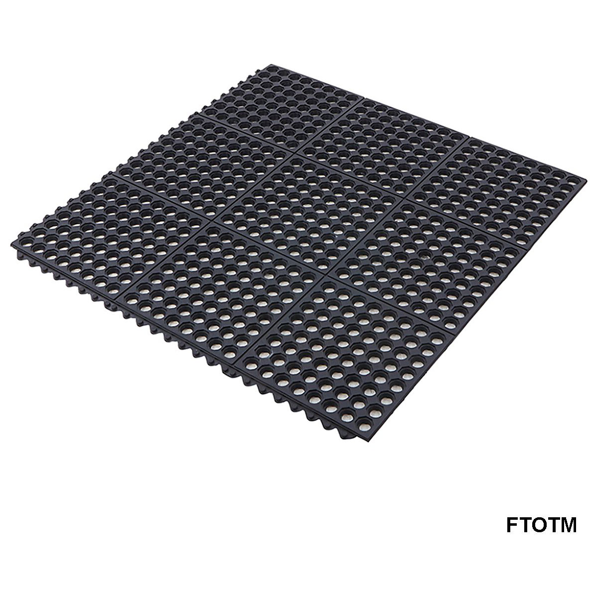 BiGDUG Rubber Interlocking Anti-Fatigue Mats | Open Top (Product illustration 2)-1