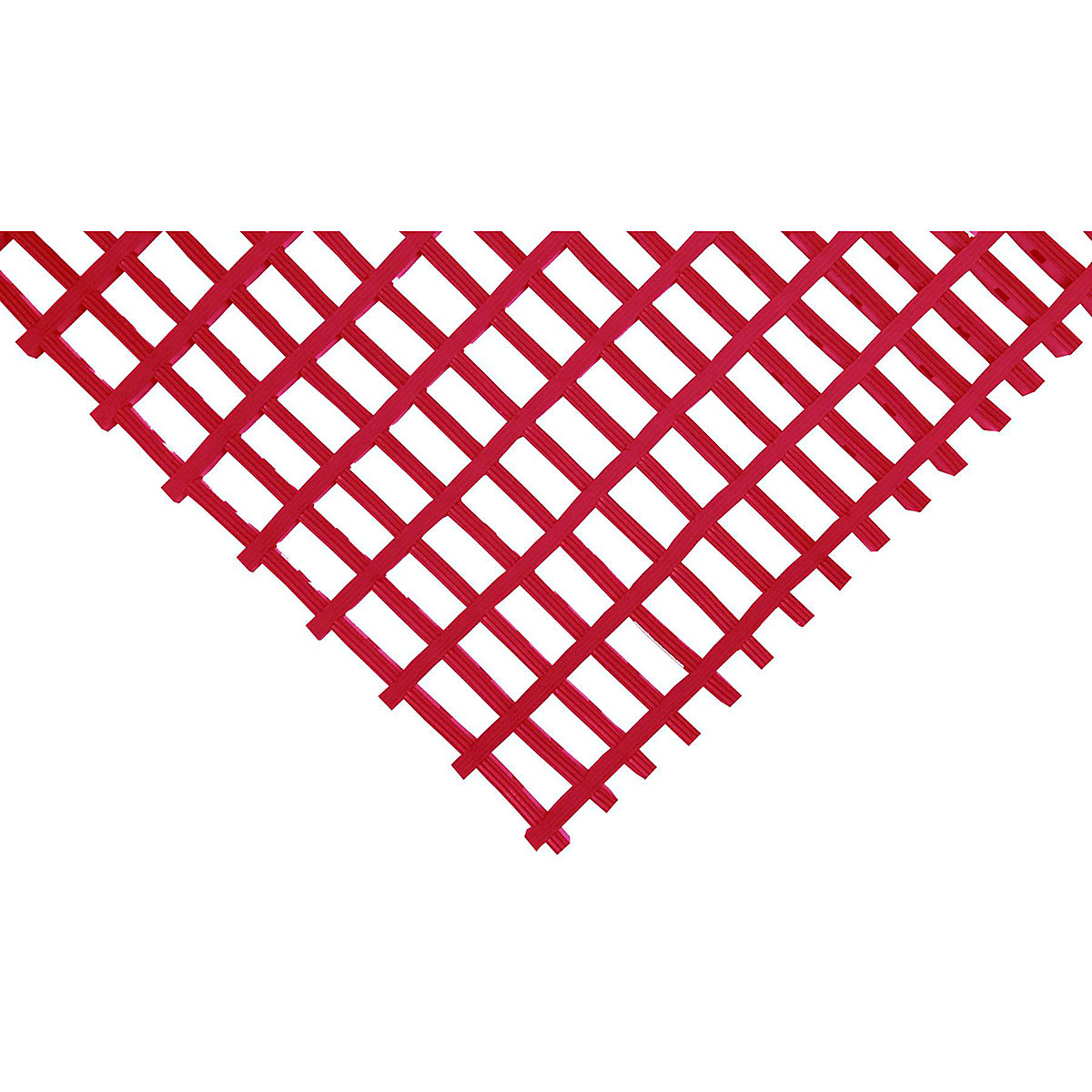 COBA Europe COBAmat Inter Safety Mat, COBA Europe COBAmat Inter Safety Mat, COBA Europe COBAmat Inter Safety Mat | 0.9m x 10m | Red | Cross ribbed lattice surface-3