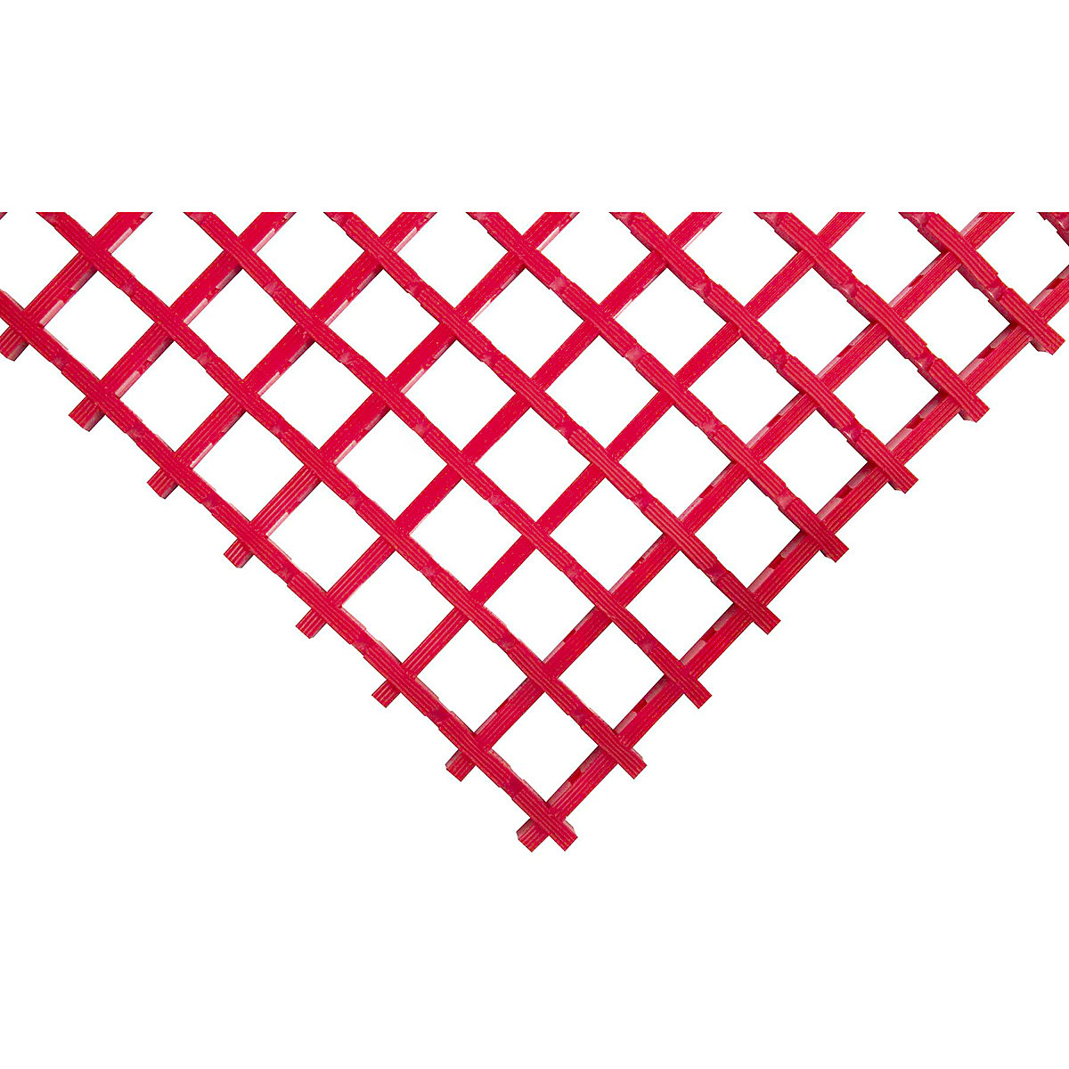 COBA Europe COBAmat Standard Safety Mat, COBA Europe COBAmat Standard Safety Mat, COBA Europe COBAmat Standard Safety Mat | 0.6m x 5m | Red | Cross ribbed lattice surface-3