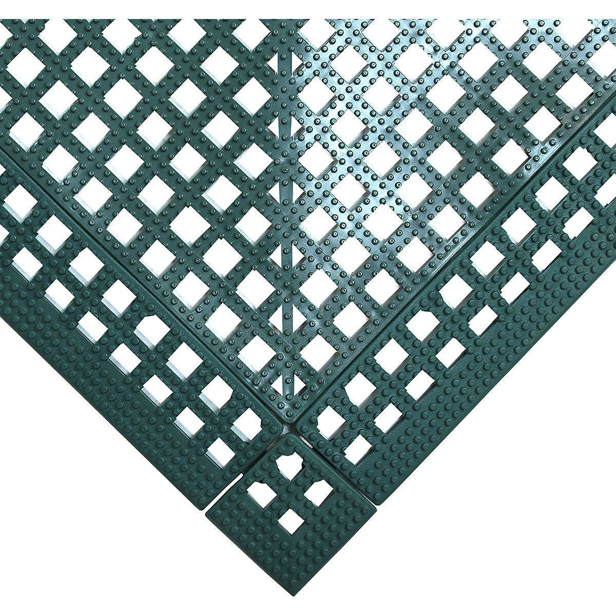 COBA Europe Flexi-Deck Mat, COBA Europe Flexi-Deck Mat, COBA Europe Flexi-Deck Mat Tile  | 13h x 300w x 300d mm | Pack Of 9 | Green-7