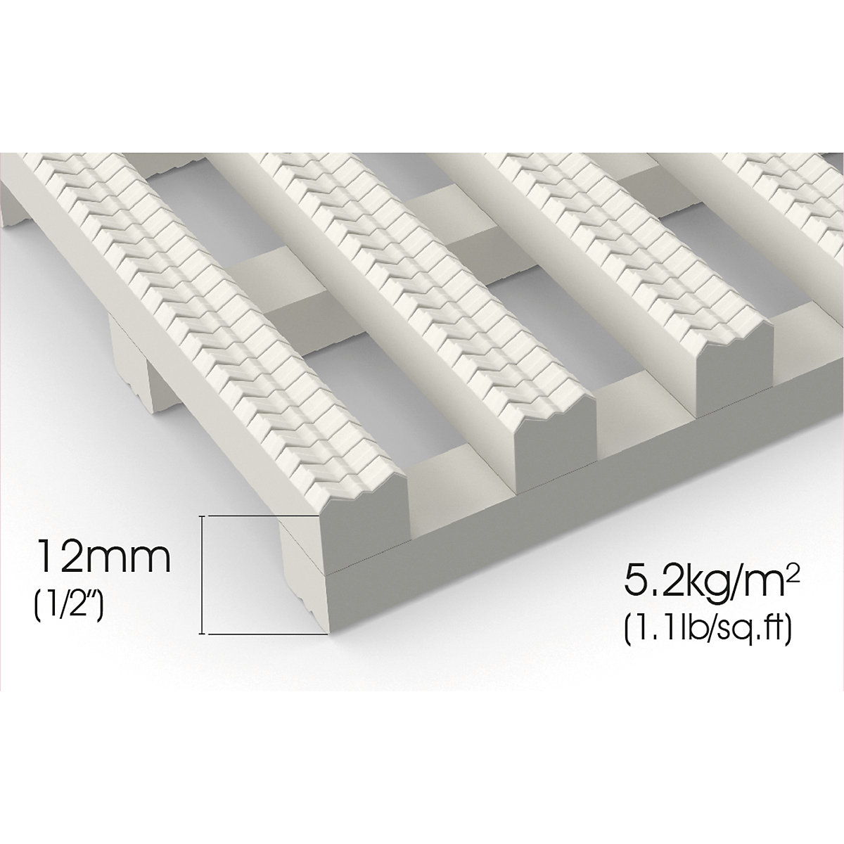 Plastex Crossgrip TPO Roof Walkway Matting (Product illustration 11)-10