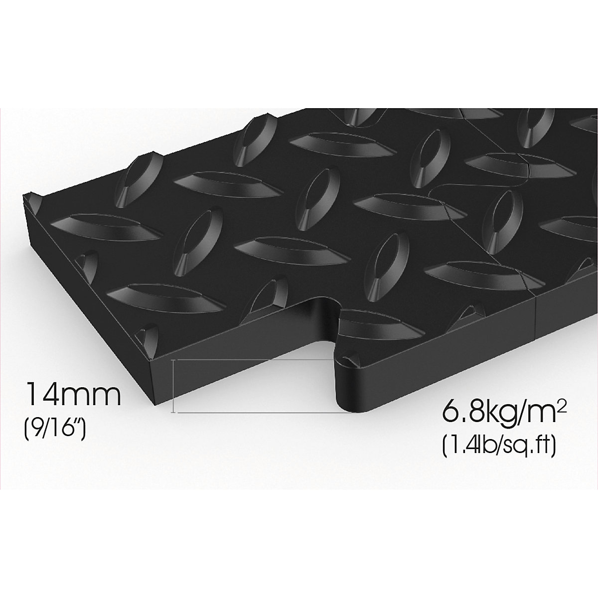 Plastex Zed Chex Anti-Fatigue Slip-Resistant Matting Tiles (Product illustration 8)-7