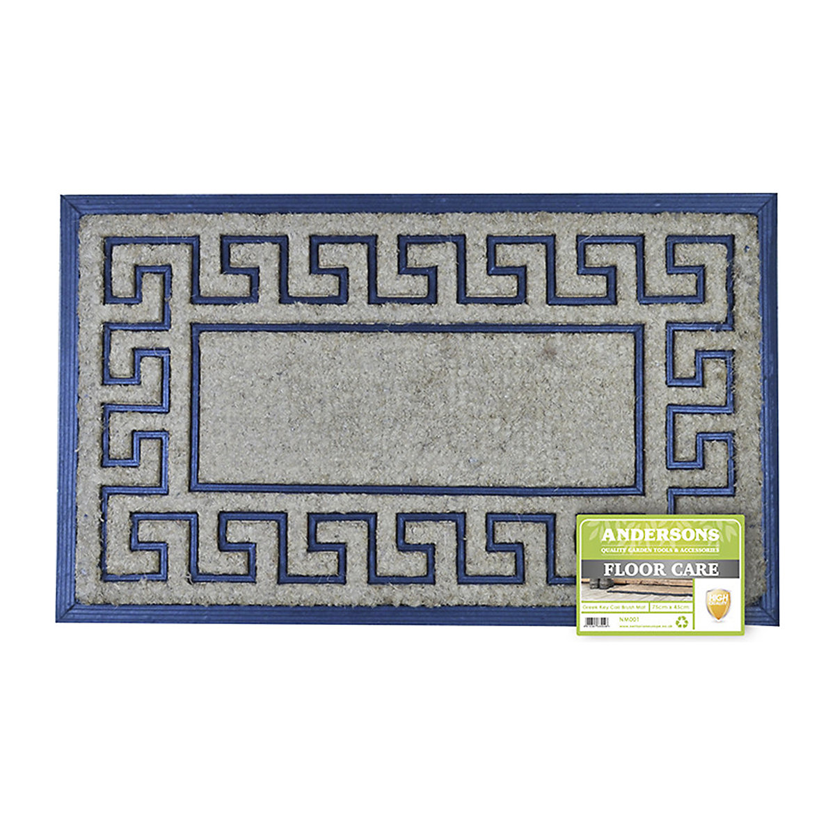 Andersons® Greek Key Coir Scraper Doormat