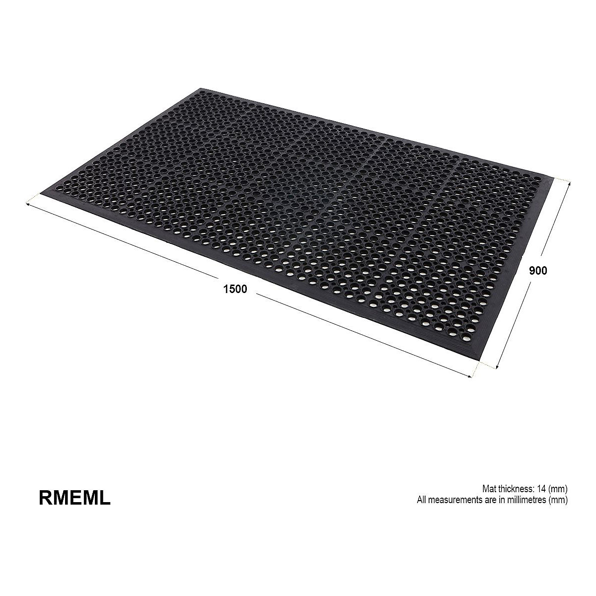 BiGDUG Essentials Outdoor Rubber Entrance Mats (Product illustration 7)-6