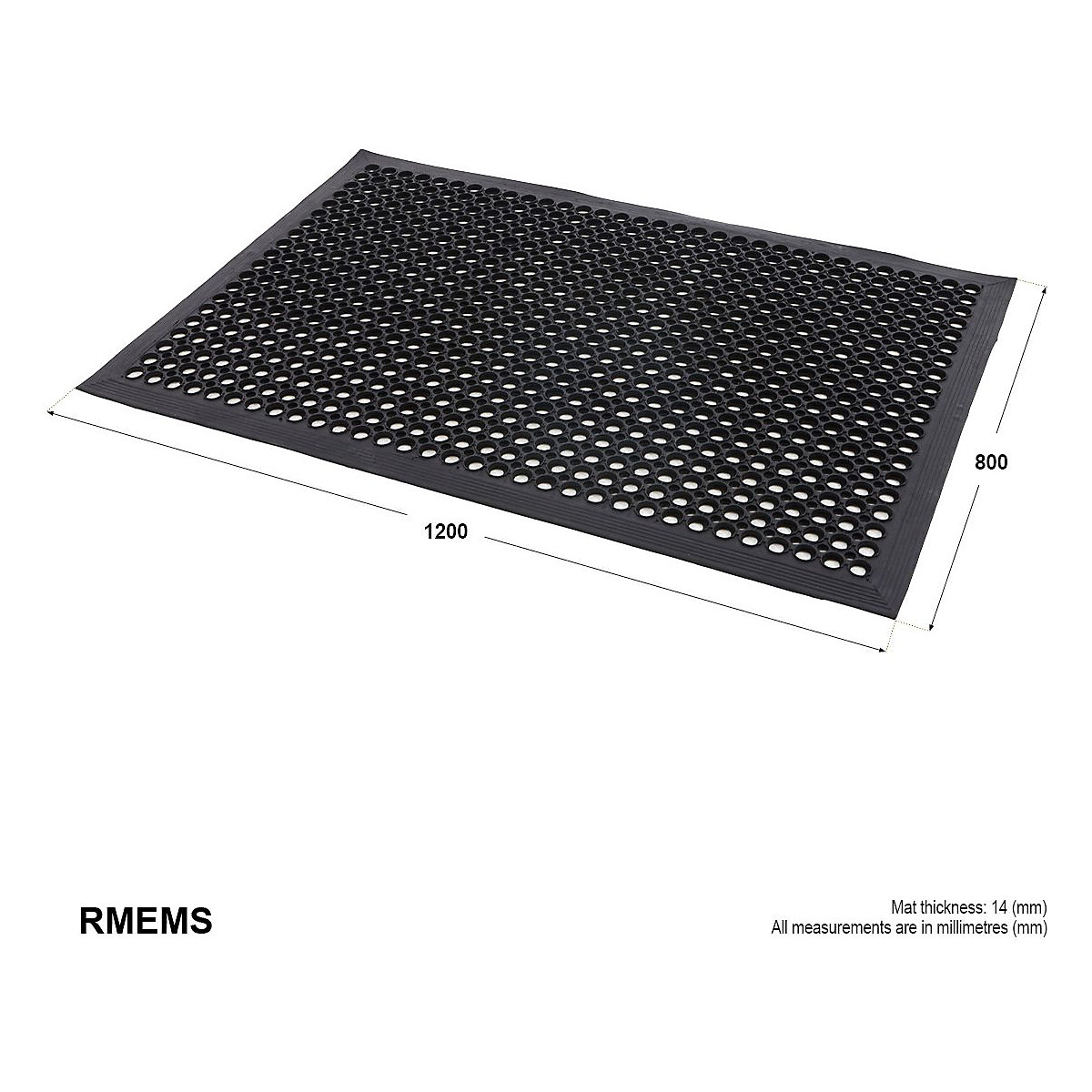 BiGDUG Essentials Outdoor Rubber Entrance Mats (Product illustration 6)-5