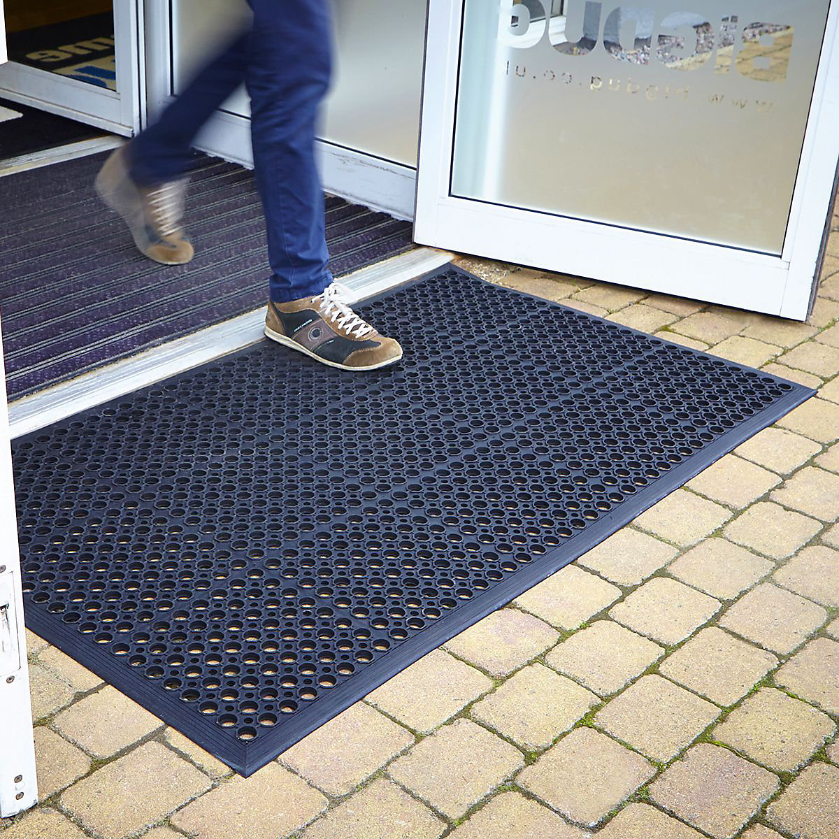 BiGDUG Essentials Outdoor Rubber Entrance Mats