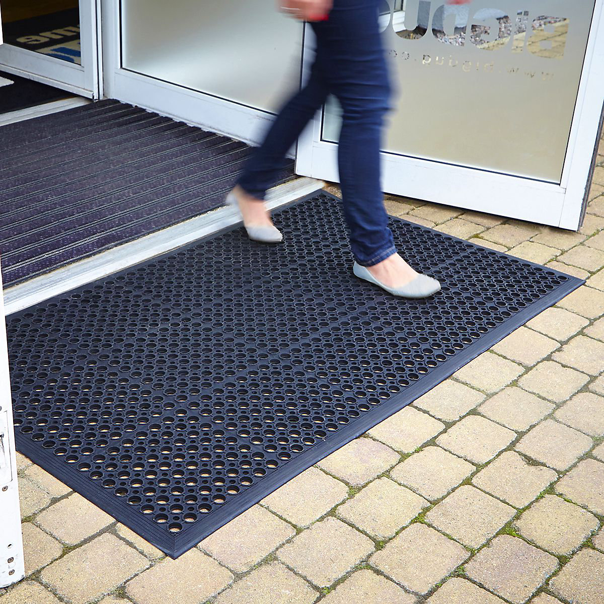 BiGDUG Essentials Outdoor Rubber Entrance Mats