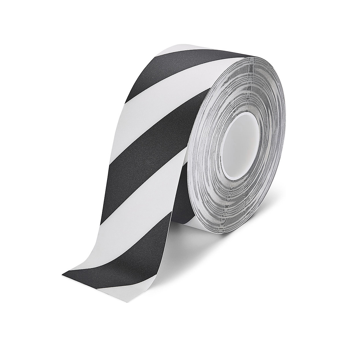 BiGDUG PermaLean Floor Marking Tape, BiGDUG PermaLean Floor Marking Tape, BiGDUG PermaLean Floor Marking Tape | Hazard Design | 100w mm | 30 Metre Roll | Black & White-3