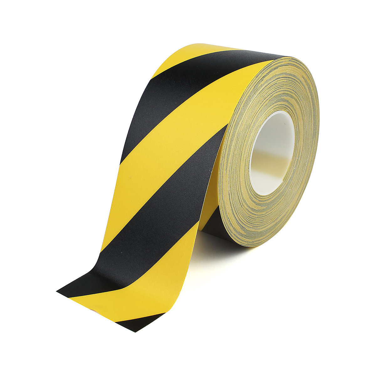 BiGDUG PermaLean Floor Marking Tape, BiGDUG PermaLean Floor Marking Tape, BiGDUG PermaLean Floor Marking Tape | Hazard Design | 100w mm | 30 Metre Roll | Black & Yellow-1