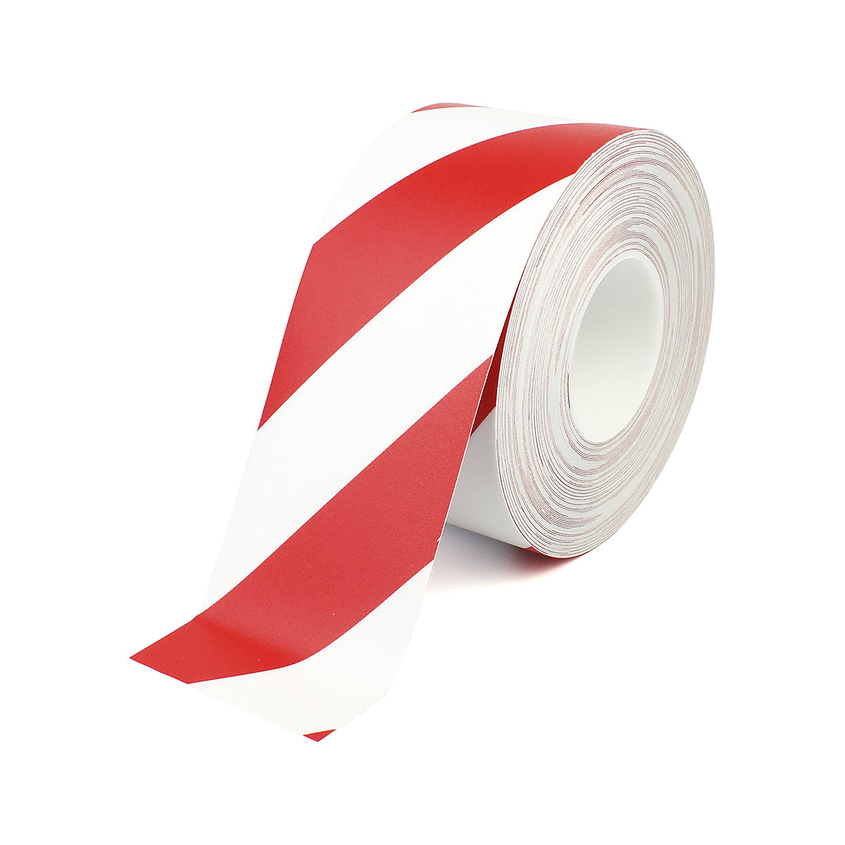 BiGDUG PermaLean Floor Marking Tape, BiGDUG PermaLean Floor Marking Tape, BiGDUG PermaLean Floor Marking Tape | Hazard Design | 100w mm | 30 Metre Roll | Red & White-2