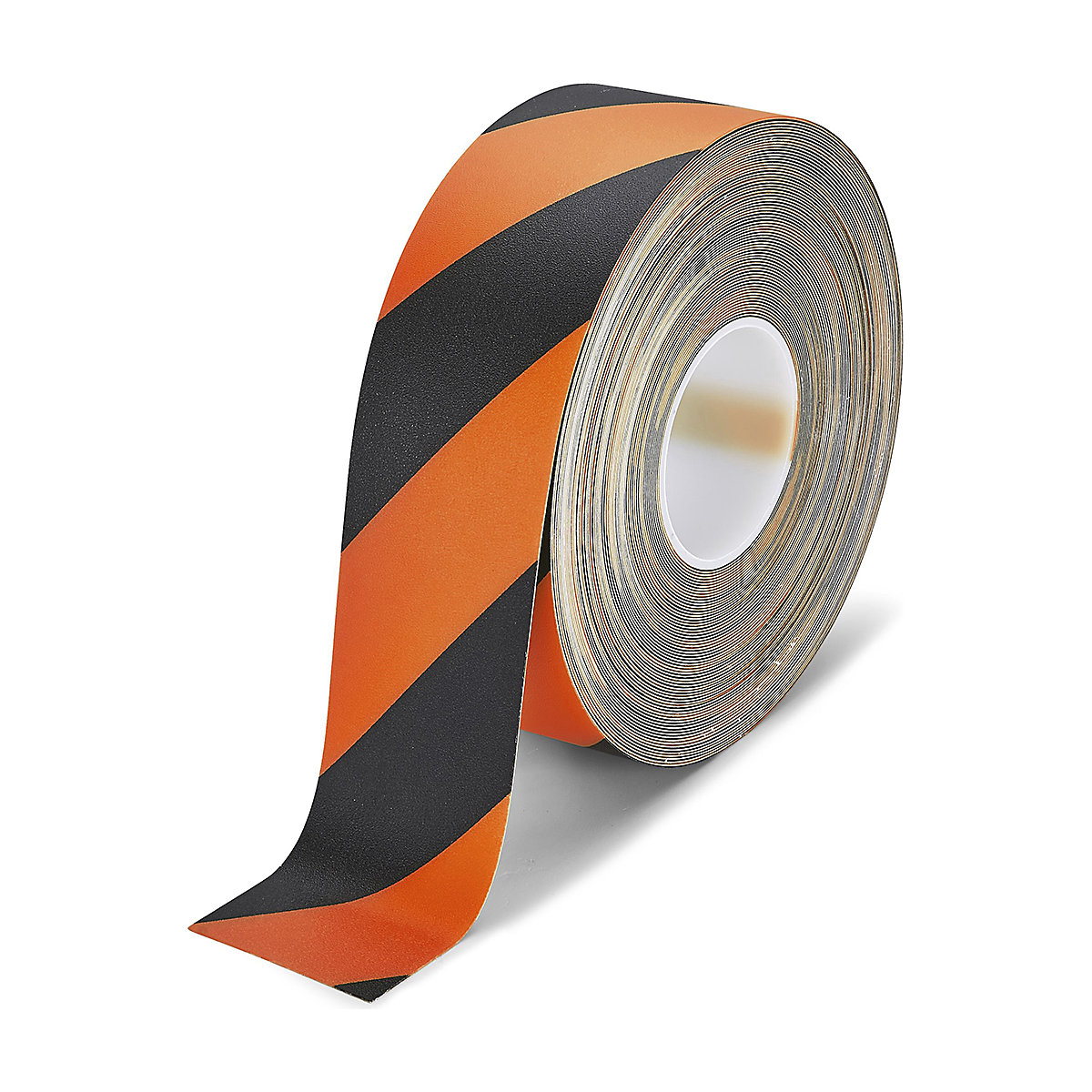 BiGDUG PermaRoute Floor Marking Tape, BiGDUG PermaRoute Floor Marking Tape, BiGDUG PermaRoute Floor Marking Tape | Hazard Design | 75w mm | 30 Metre Roll | Black & Orange-1