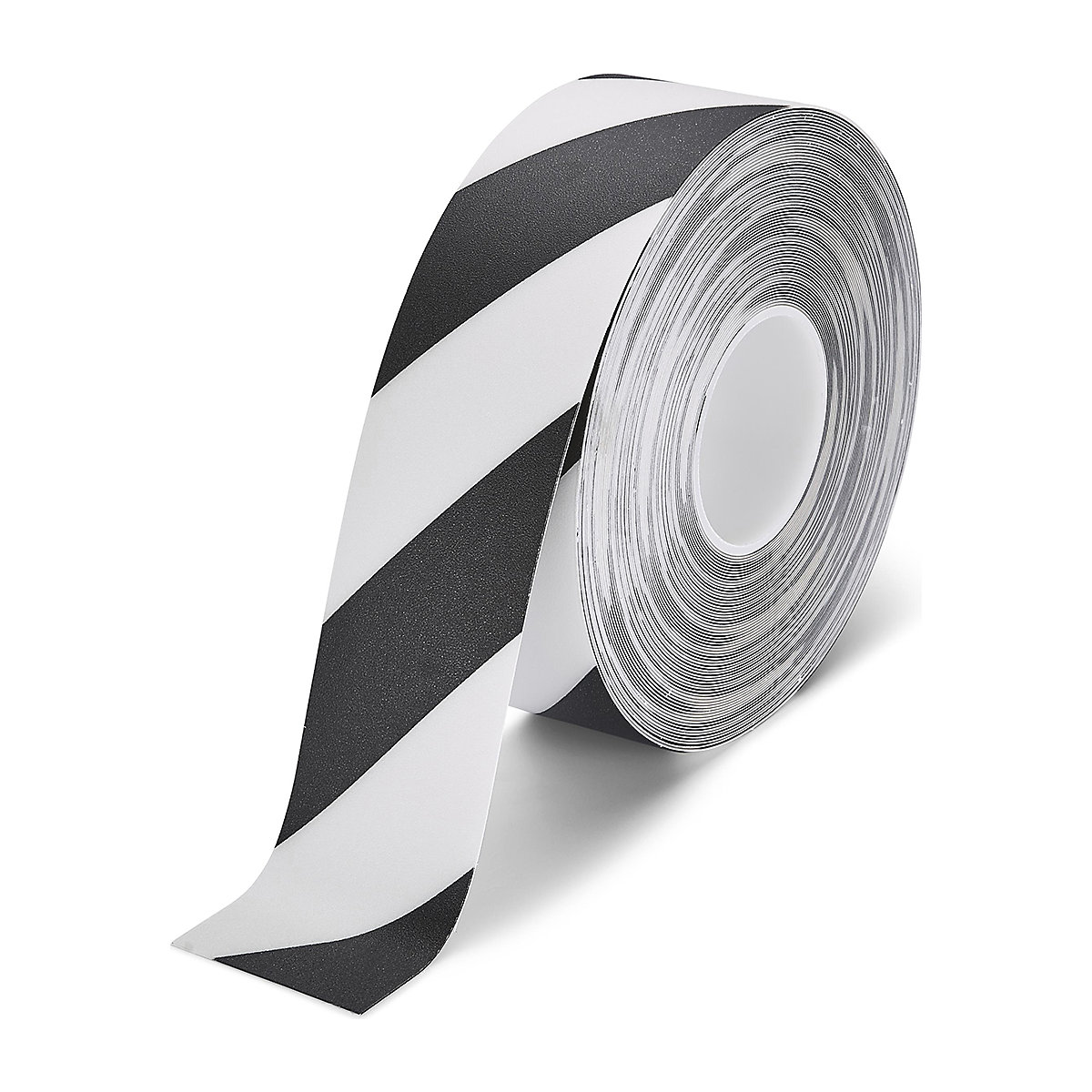 BiGDUG PermaRoute Floor Marking Tape, BiGDUG PermaRoute Floor Marking Tape, BiGDUG PermaRoute Floor Marking Tape | Hazard Design | 75w mm | 30 Metre Roll | Black & White-5