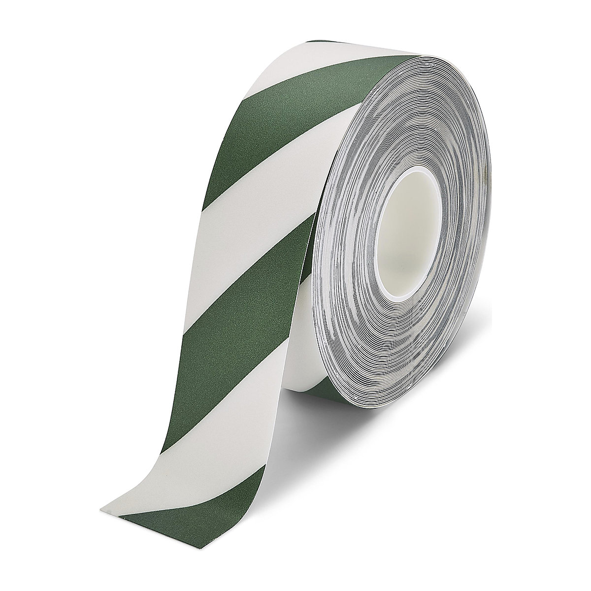 BiGDUG PermaRoute Floor Marking Tape, BiGDUG PermaRoute Floor Marking Tape, BiGDUG PermaRoute Floor Marking Tape | Hazard Design | 75w mm | 30 Metre Roll | Green & White-4