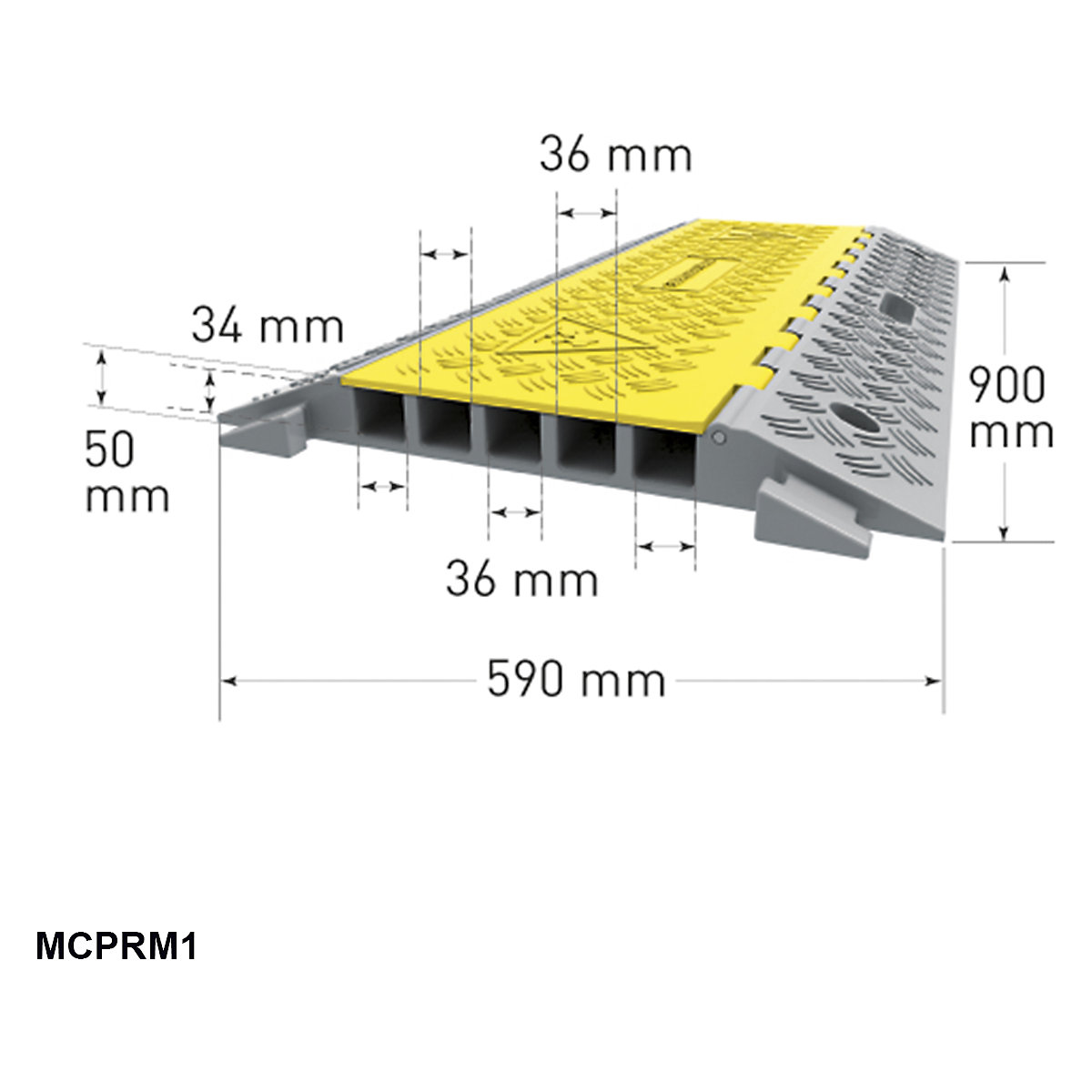 TRAFFIC-LINE Cable Ramps - Medium (Product illustration 11)-10