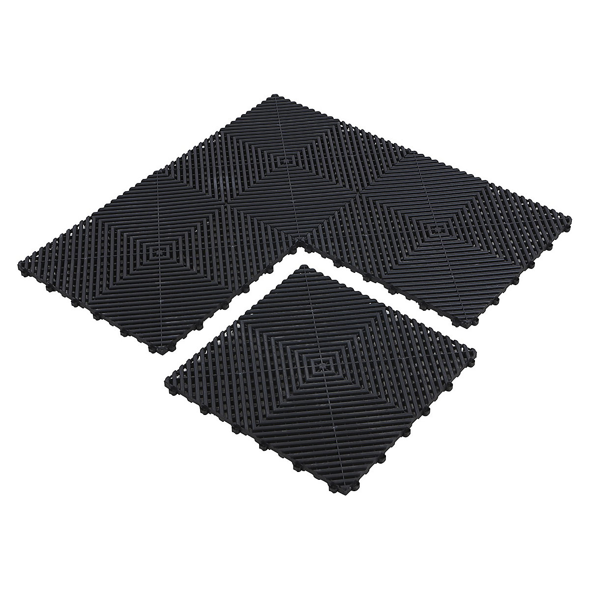 BiGDUG Essentials Vented Interlocking Garage Tile Mega Deal, BiGDUG Essentials Vented Interlocking Garage Tile Mega Deal, BiGDUG Essentials Single Garage Vented Interlocking Tile Mega Deal | 3m x 6m | Jet Black | Includes Free Assembly Mallet-6