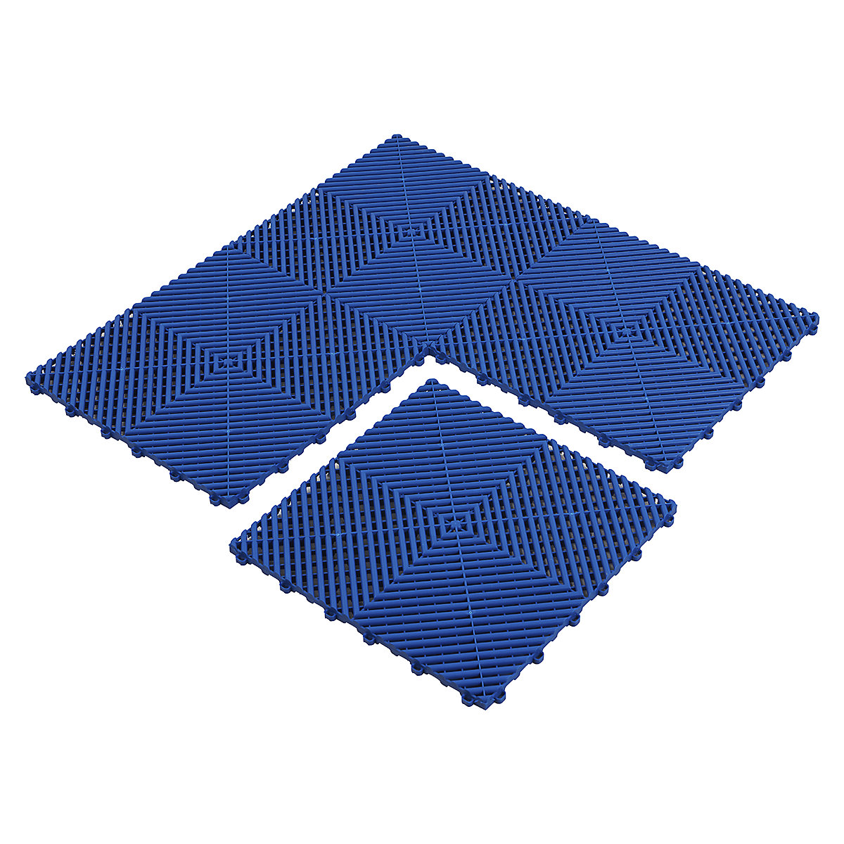 BiGDUG Essentials Vented Interlocking Garage Tile Mega Deal, BiGDUG Essentials Vented Interlocking Garage Tile Mega Deal, BiGDUG Essentials Single Garage Vented Interlocking Tile Mega Deal | 3m x 6m | Royal Blue | Includes Free Assembly Mallet-5