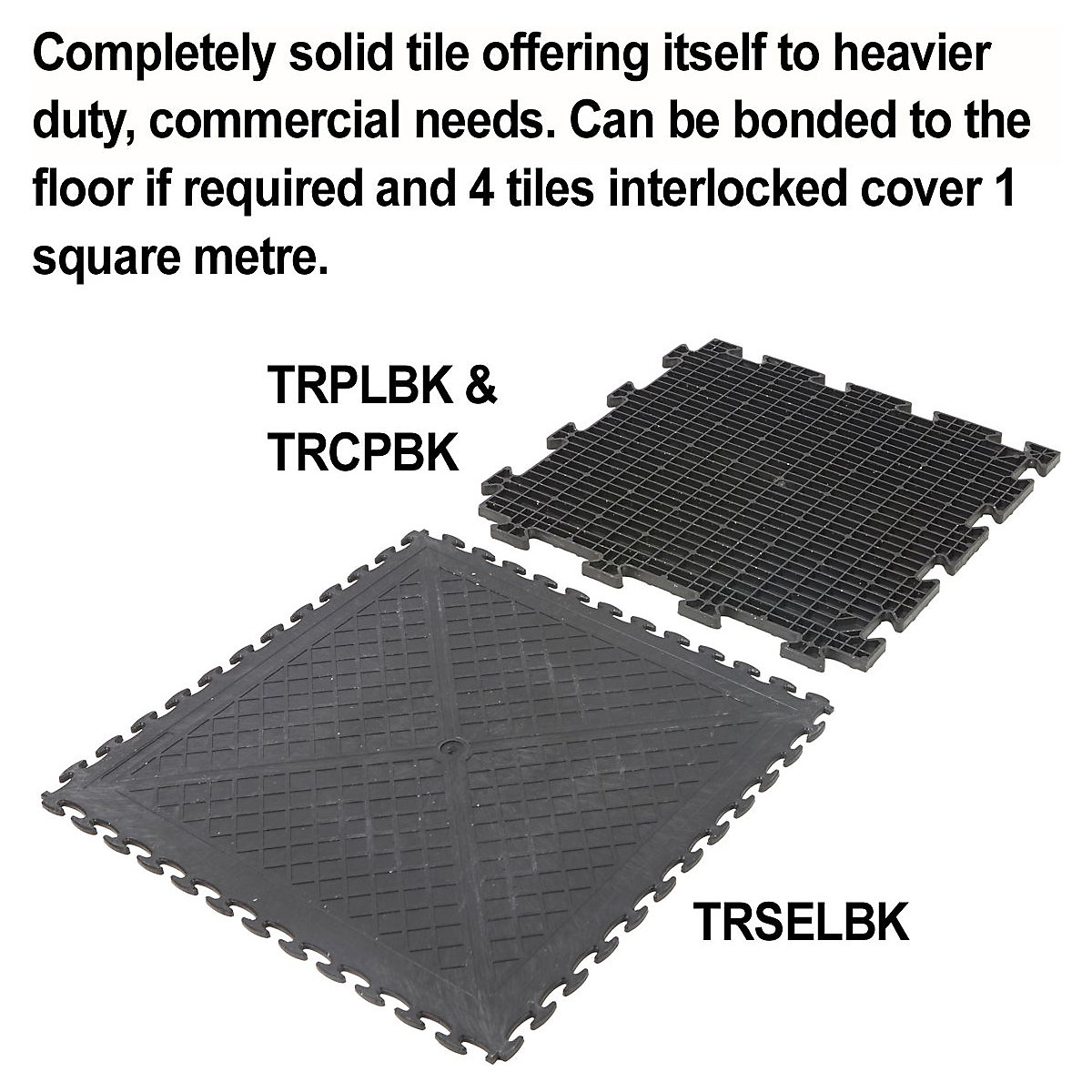 BiGDUG Heavy Industrial Interlocking Vinyl Floor Tiles (Product illustration 9)-8