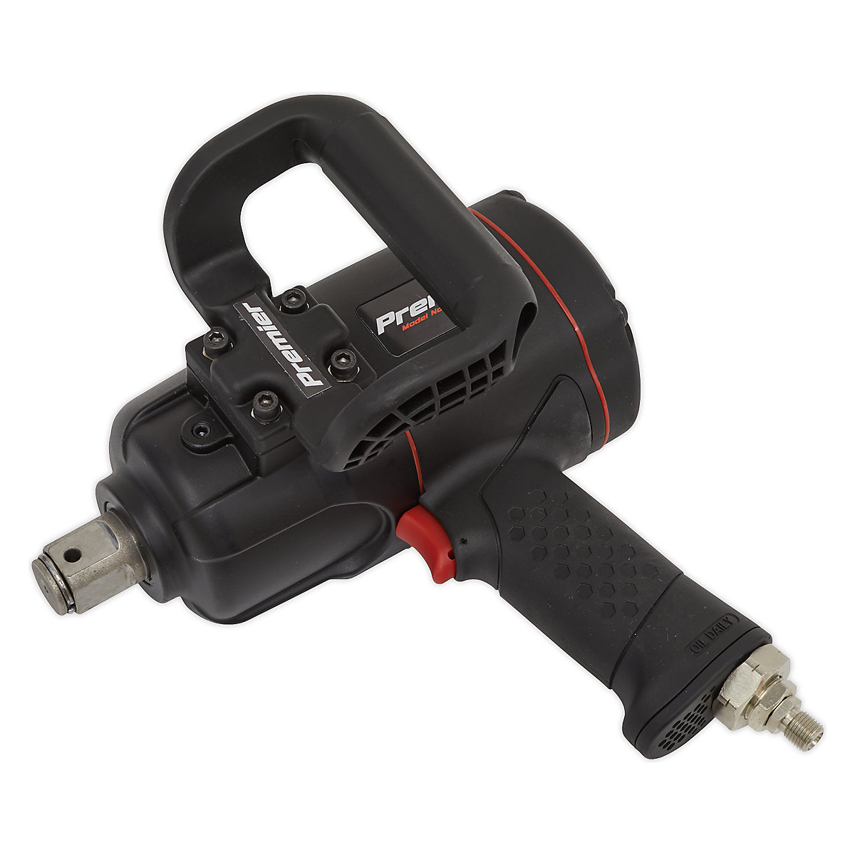Sealey 1"Sq Drive Composite Twin Hammer Air Impact Wrench